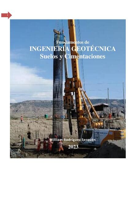 Fundamentos De Ingenieria Geotecnica Rodriguez Manuel Bellido Cerda