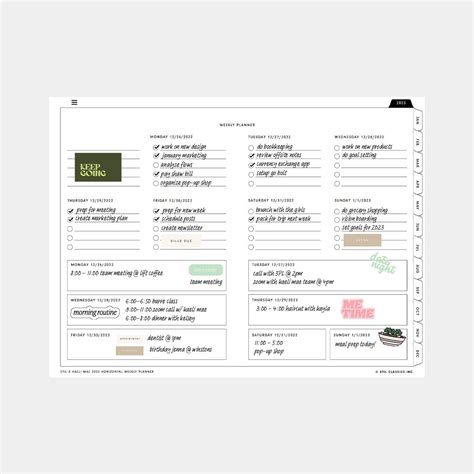 Stil X Kaeli Mae 2023 Digital Planner