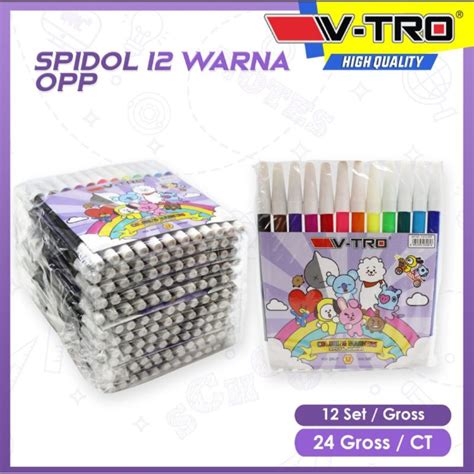 Jual SPIDOL 12 WARNA MURAH Shopee Indonesia