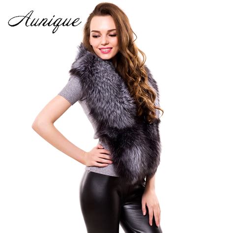 Genuine Fox Fur Scarf Women Real Fox Fur Scarves Hot Selling Fashion