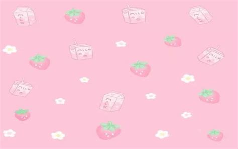 Wallpaper Pink Strawberry For Free Myweb