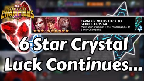 Cavalier Nexus 6 Star 5 Star Featured Crystals And More L Marvel Contest Of Champions Youtube