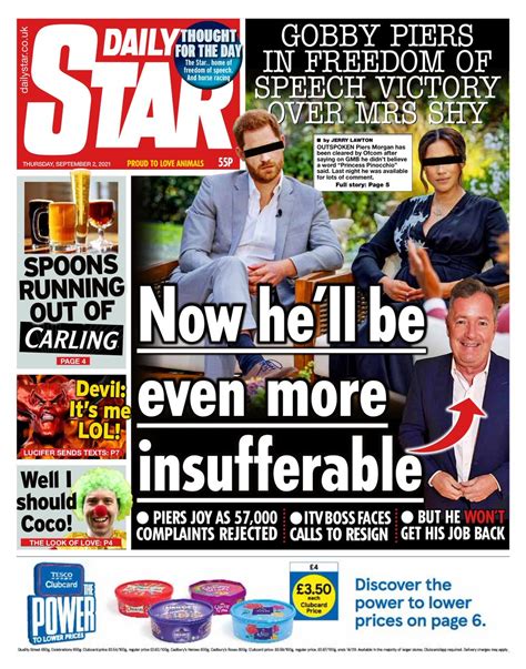 Daily Star Front Page 2nd Of September 2021 Tomorrows Papers Today