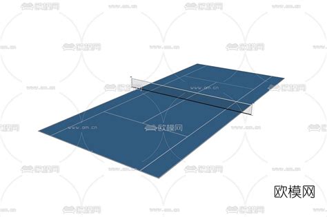 现代羽毛球场免费su模型下载id10495294sketchup模型下载 欧模网