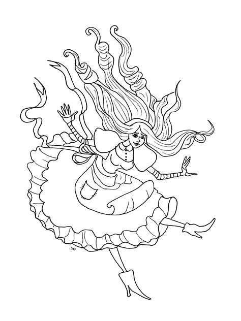 Coloring Pages Alice In Wonderland 2010 Free