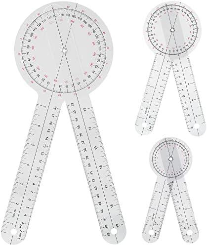 Amazon Goniometer Inch Transparent Orthopedic Angle Ruler