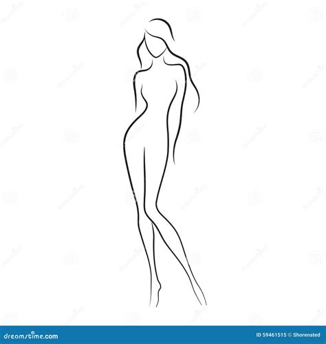 Nude Woman Stock Vector Illustration Of Beautiful Beauty