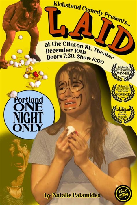 Kickstand Comedy Presents Natalie Palamides: LAID | Clinton Street Theater