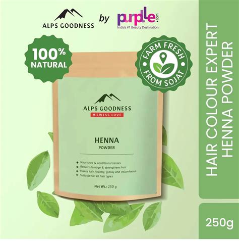 Alps Goodness Henna Powder 250 Gm Lazada