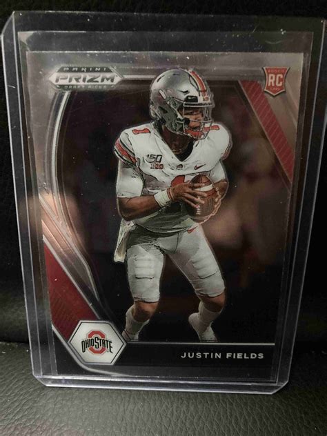 Sportlots Auctions 2021 Prizm Draft Justin Fields Rookie RC 121