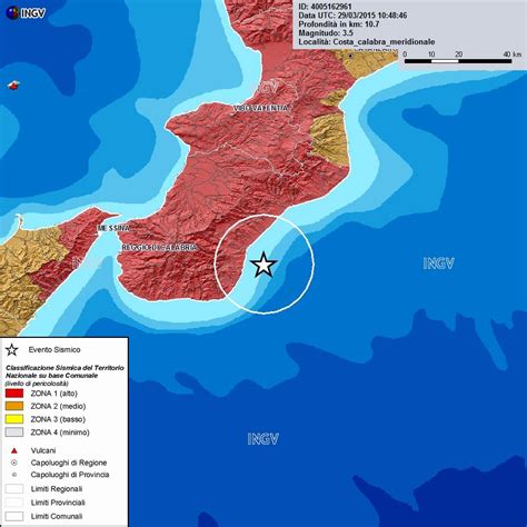 Terremoto Reggio Calabria I DATI Ufficiali E Le MAPPE INGV Magnitudo