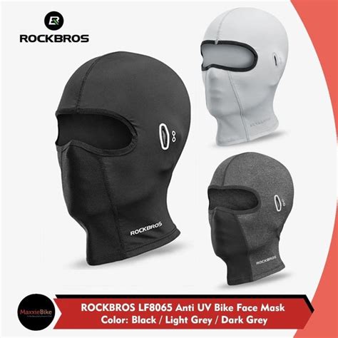 Rockbros Cycling Face Mask Sun Protection Motorcycle Ice Silk Full Face