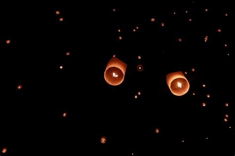 Premium Photo | Lantern festival in thailand