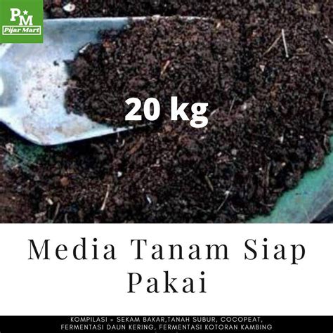 Media Tanam Campur Siap Pakai Cocopeat Sekam Bakar Dan Media Tanam