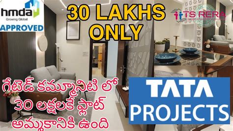 Tata Project Lakhs Only Flat For Sale Gated Community