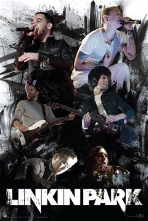 Linkin Park Collage Maxi Poster 61915cm Etsy Linkin Park Fotos De