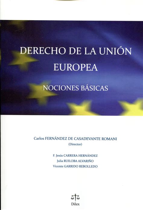 Librería Dykinson Derecho de la Unión Europea Nociones básicas