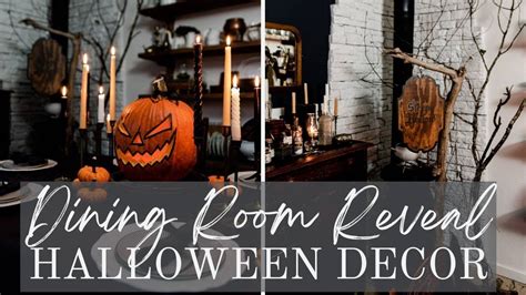 Sleepy Hollow Halloween Decor | Dining Room Halloween Decorations - YouTube