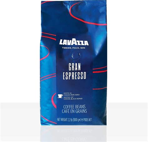 Lavazza Coffee Grand Espresso Hele Bonen Verpakking Van Bonen X