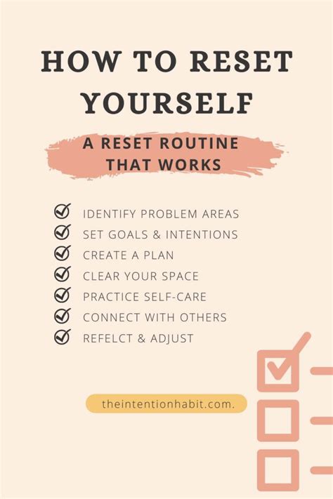 How To Reset Yourself A Reset Routine That Works