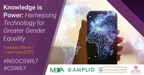 Harnessing Technology For Greater Gender Equality Meda