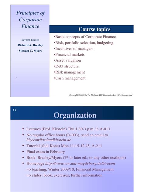 PDF Principle Of Corporate Finance DOKUMEN TIPS