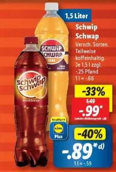 Schwip Schwap 1 5 L Cola Orange Zero Bei LIDL Mydealz