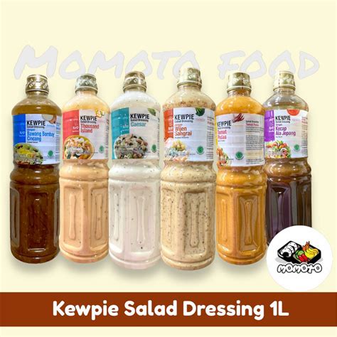 Jual Kewpie Salad Dressing Saus Siram Halal 1 Liter Shopee Indonesia