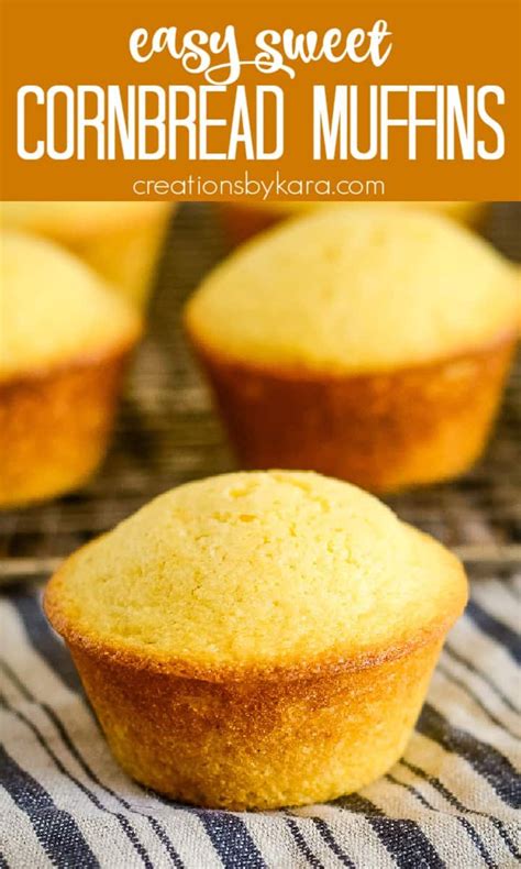 Sweet Cornbread Muffins