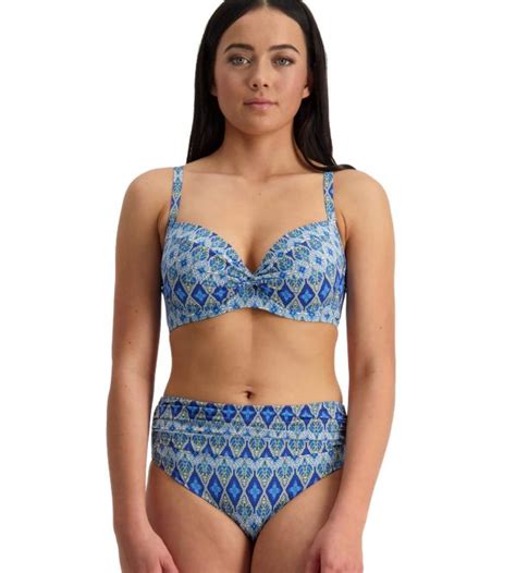 Moontide Swimwear Bohemian Aesthetic Underwire Cross Front Bikini Top