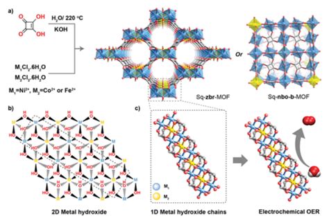 纳米人 Adv Energy Mater：揭示用于电催化析氧反应的化学稳定的双金属方酸盐基金属有机框架