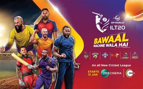 Dp World Ilt Live Streaming Zee International League T