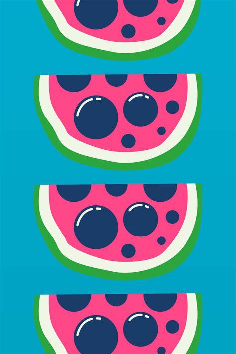 Fruit Wall Art. Colorful background wall paper 26513967 Vector Art at ...