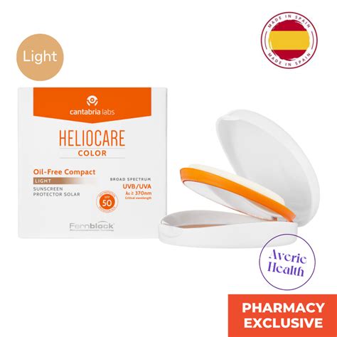 Heliocare Color Oil Free Compact Sunscreen SPF50 10g Light Oily