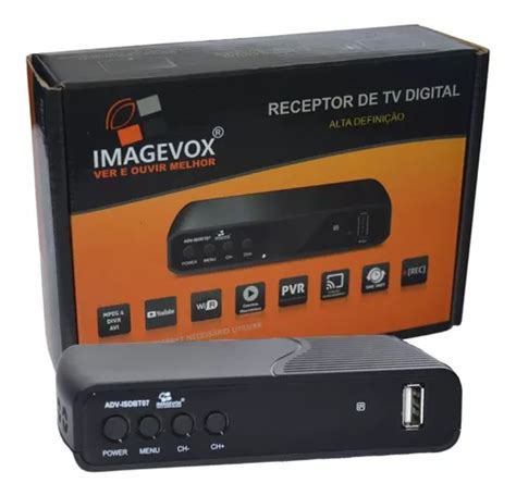 Conversor Digital Hd Terrestre Uhf Hdtv Função Gravador Frete grátis