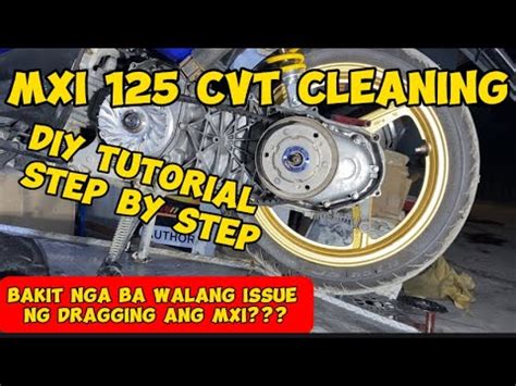 Cvt Cleaning Mxi Tutorial Step By Step Youtube