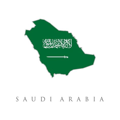 Saudi Arabia Flag And Coat Of Arms With Arabic Text Translation There