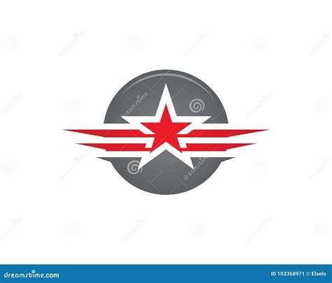 Estrella Logo Template Ilustraci N Del Vector Ilustraci N De Potencia