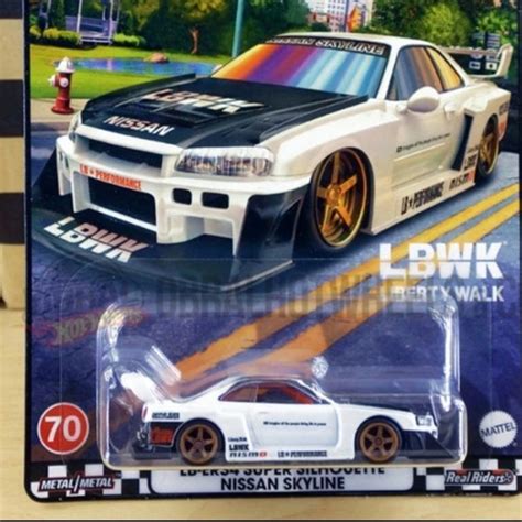 Jual Hot Wheels Lbwk Nissan Skyline Gtr R Silhouette Liberty Walk Putih Kab Sidoarjo