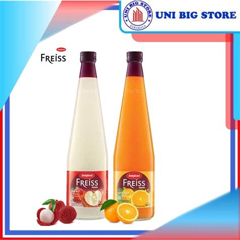 Jual Indofood Sirup Squash Freiss Orange Lychee Syrup 460 Ml Jeruk Leci