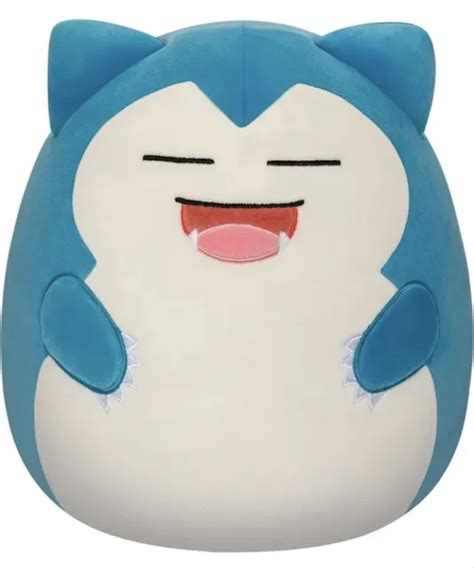 Squishmallows Snorlax Pokemon Center Logo Plush Squishmallow