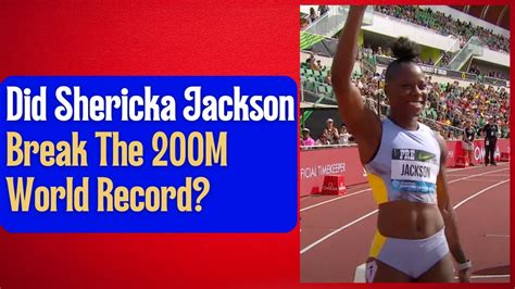 Did Shericka Jackson Break The M World Record At Prefontaine Diamond