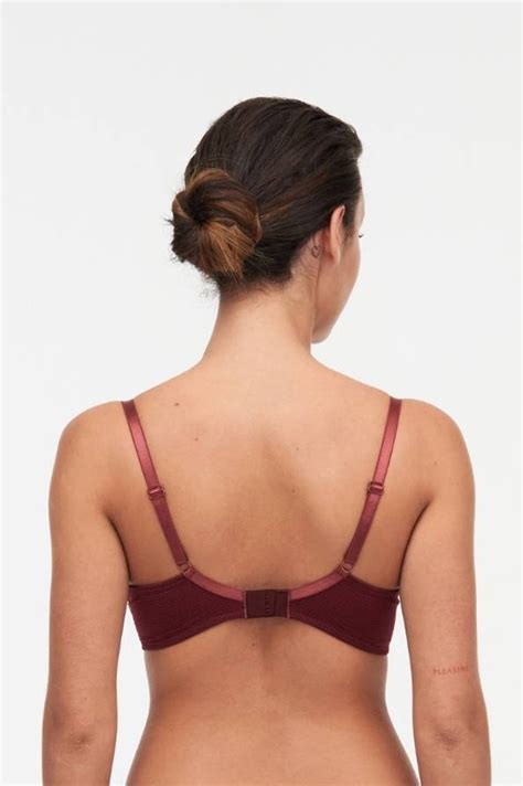 Passionata Brooklyn Plunge Bra Fig Chestnut