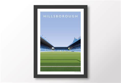 Sheffield Wednesday Hillsborough Stadium Poster Matthew J I Wood