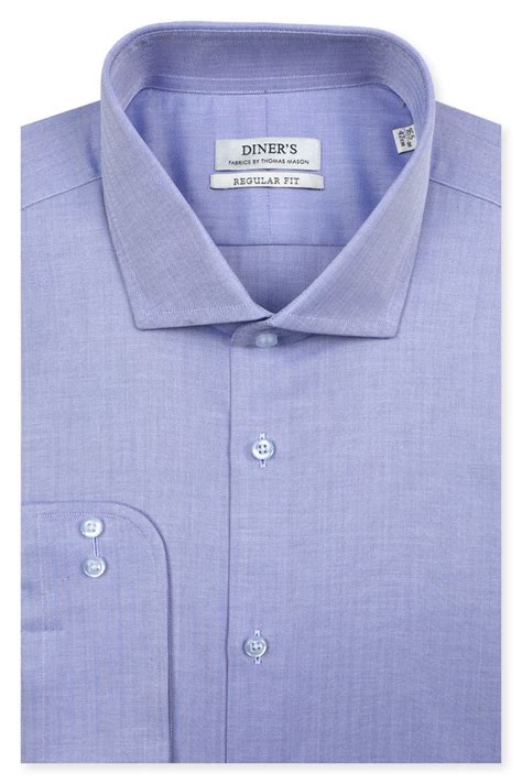 Diners At20249 Thomas Mason Shirts Luxury Blue