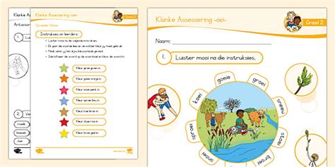 Graad 2 Klanke Assessering Oei Teacher Made Twinkl