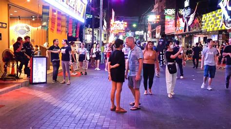 Pattayawalking Street Nightlifemay 2023thailand Youtube