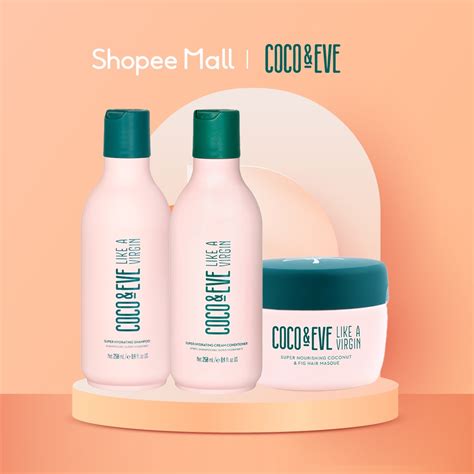 Coco And Eve Like A Virgin Deep Condition Bundle Shopee Singapore