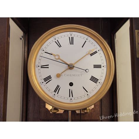 Caveneget Precision Pendulum Clock with Seconde Pendulum