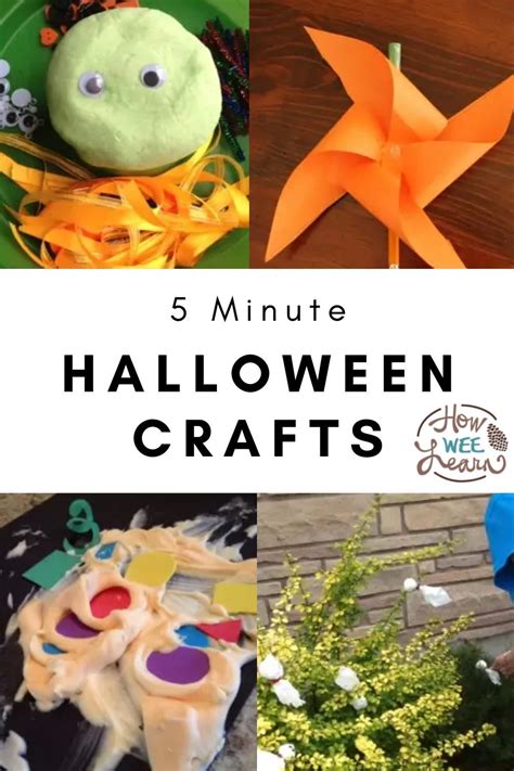 5 Minute Halloween Crafts! - How Wee Learn | Halloween crafts ...